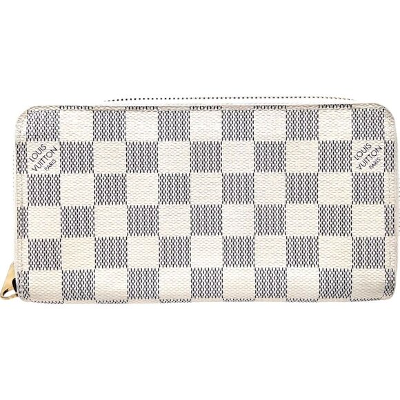 787279BA (X4) Louis Vuitton Wallet Long Zippy White Damier Azur - Picture 1 of 10